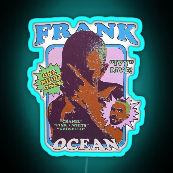 Frank Ocean Blond Secrets You Never Knew RGB Neon Sign