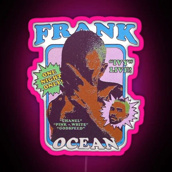 Frank Ocean Blond Secrets You Never Knew RGB Neon Sign