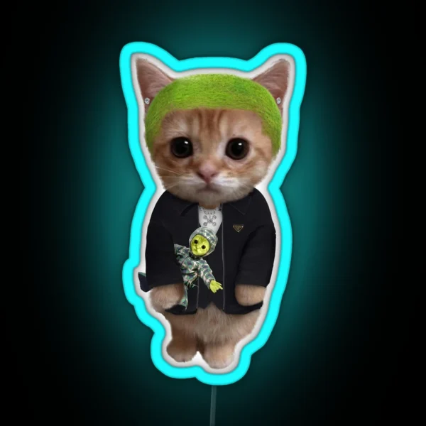 Frank Ocean Cat RGB Neon Sign