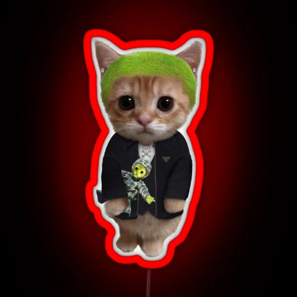 Frank Ocean Cat RGB Neon Sign
