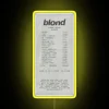 Customizable Color-Changing LED Sign with Frank Ocean Artwork and RGB Lighting