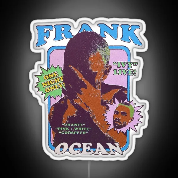 Frank Ocean Vintage Retro Aesthetic Inspired RGB Neon Sign