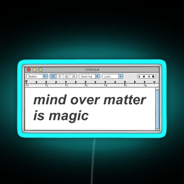 Frank Ocean White Ferrari Lyric RGB Neon Sign