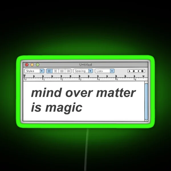 Frank Ocean White Ferrari Lyric RGB Neon Sign