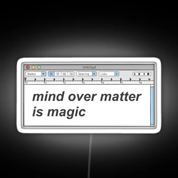 Frank Ocean White Ferrari Lyric RGB Neon Sign