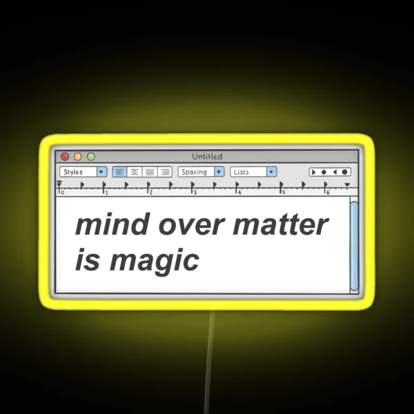 Frank Ocean White Ferrari Lyric RGB Neon Sign