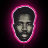 RGB LED Neon Sign Art Canvas Customizable Color Changing Display