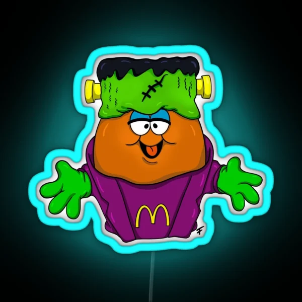 Frankenstein Mcnugget Buddy RGB Neon Sign
