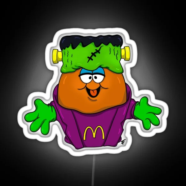 Frankenstein Mcnugget Buddy RGB Neon Sign