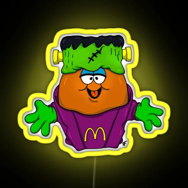 Frankenstein Mcnugget Buddy RGB Neon Sign