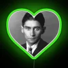 Unique Franz Kafka Inspired Art Decorative Neon Sign for Book Lovers