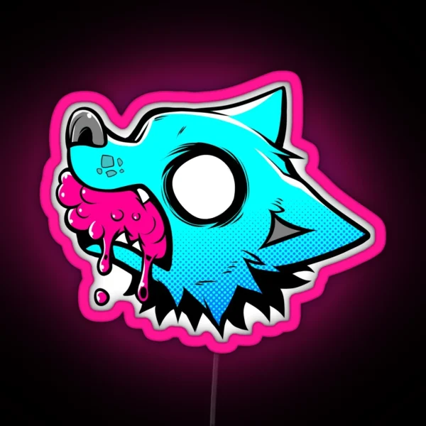 FRAWTH DAWG BLEU RGB Neon Sign