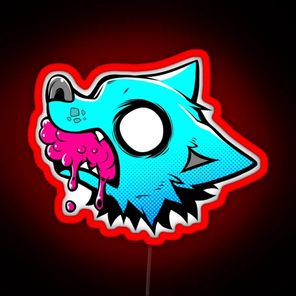 FRAWTH DAWG BLEU RGB Neon Sign