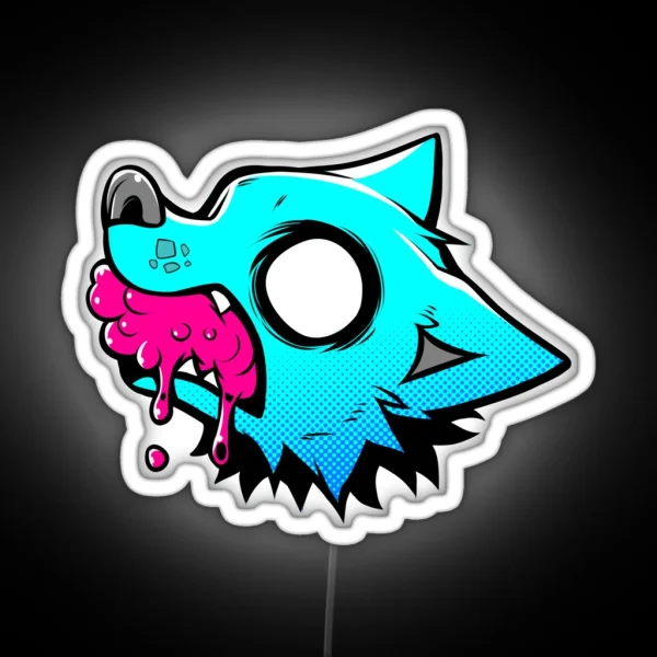 FRAWTH DAWG BLEU RGB Neon Sign