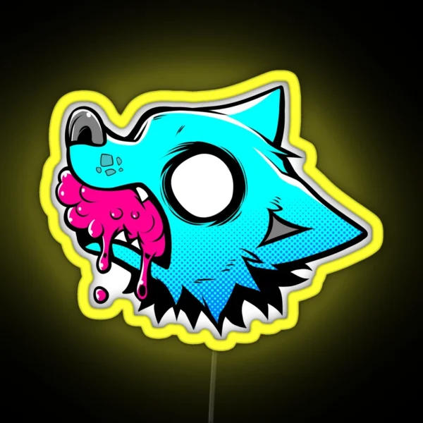 FRAWTH DAWG BLEU RGB Neon Sign
