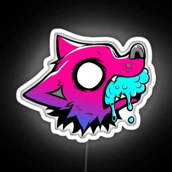 FRAWTH DAWG ROUGE RGB Neon Sign