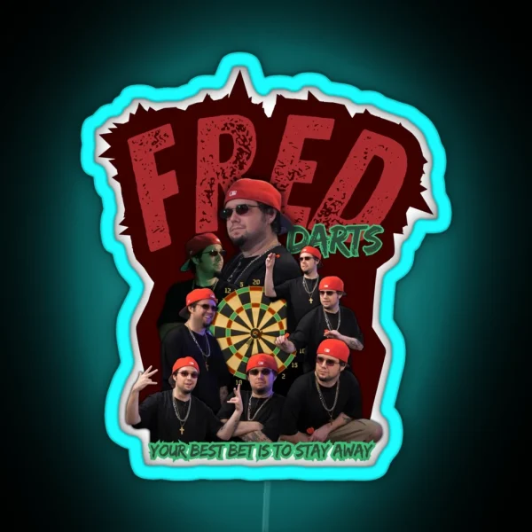 Fred Darts RGB Neon Sign