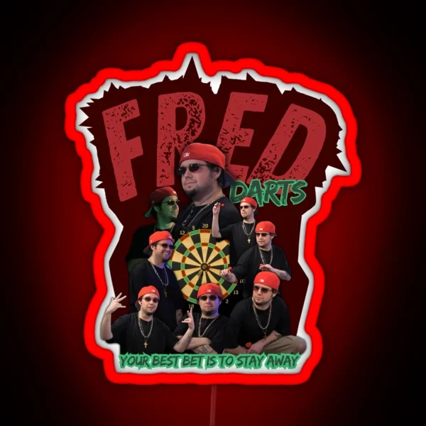 Fred Darts RGB Neon Sign
