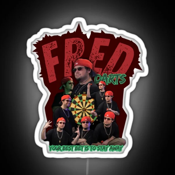 Fred Darts RGB Neon Sign