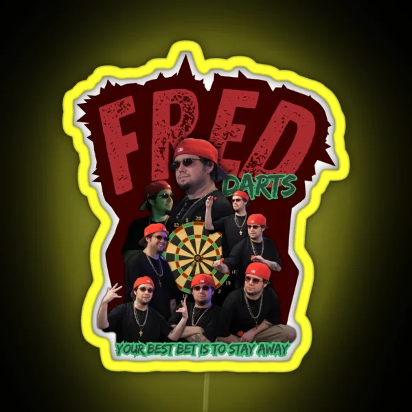 Fred Darts RGB Neon Sign