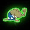 Unique Neon Sign Featuring Beloved Character Fred from SpongeBob SquarePants