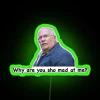 RGB Neon Sign by Fred Herbert, Retro Glowing Room Decoration Artwork