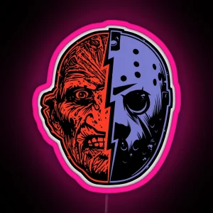 FREDDY Vs JASON RGB Neon Sign