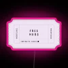 Add vibrant glow to your space with free hugs ticket