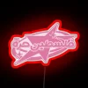 Free Palestine Movement Symbolism in Vibrant Arabic Neon Letters