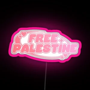 Free Palestine Y2K Led RGB Neon Sign