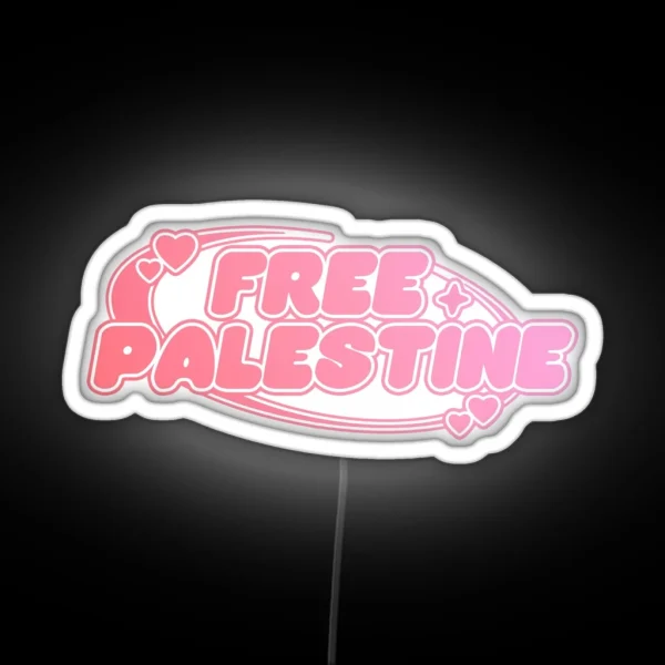 Free Palestine Y2K Led RGB Neon Sign