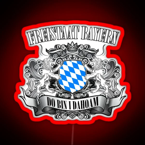 FREE STATE OF BAVARIA RGB Neon Sign