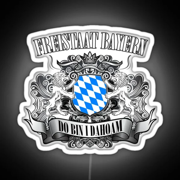 FREE STATE OF BAVARIA RGB Neon Sign
