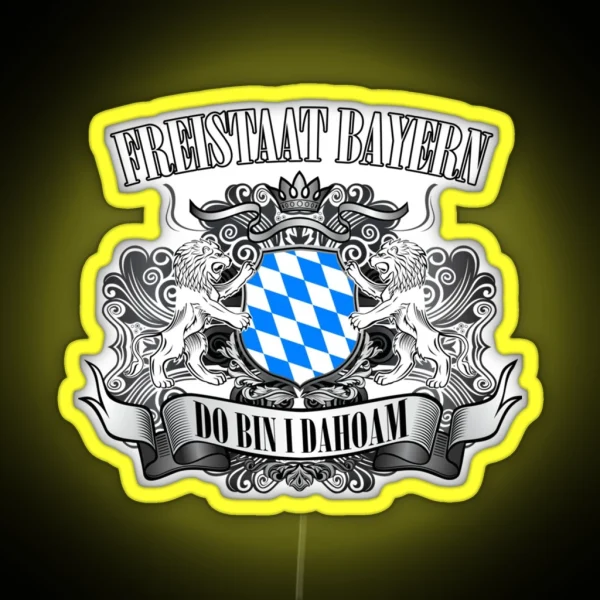 FREE STATE OF BAVARIA RGB Neon Sign