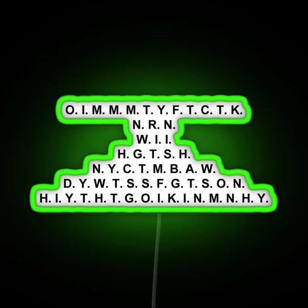 Free To Check The King RGB Neon Sign