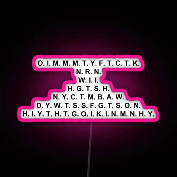 Free To Check The King RGB Neon Sign