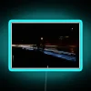 Add retro ambiance with vibrant colors of this freeway light.