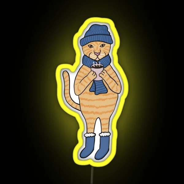Freezing Kitty RGB Neon Sign