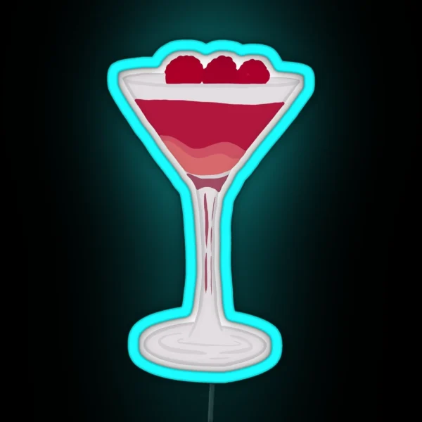 French Martini RGB Neon Sign