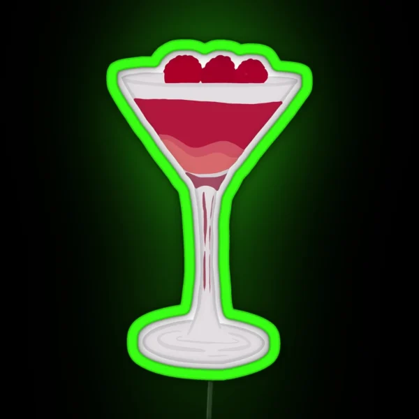 French Martini RGB Neon Sign