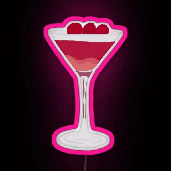 French Martini RGB Neon Sign