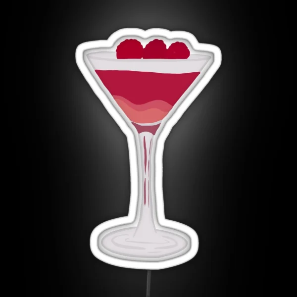 French Martini RGB Neon Sign