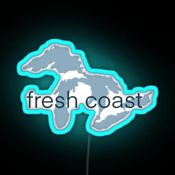 Fresh Coast RGB Neon Sign