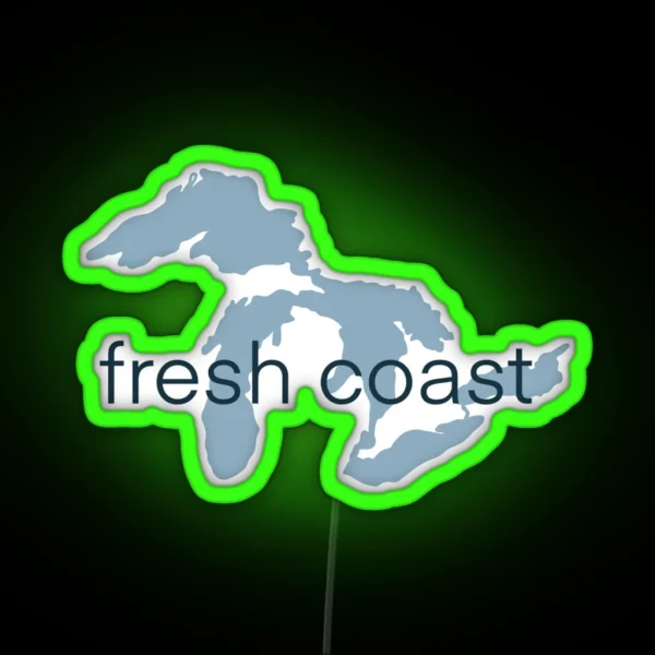 Fresh Coast RGB Neon Sign