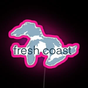 Fresh Coast RGB Neon Sign