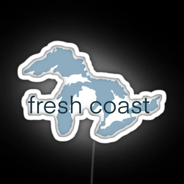 Fresh Coast RGB Neon Sign