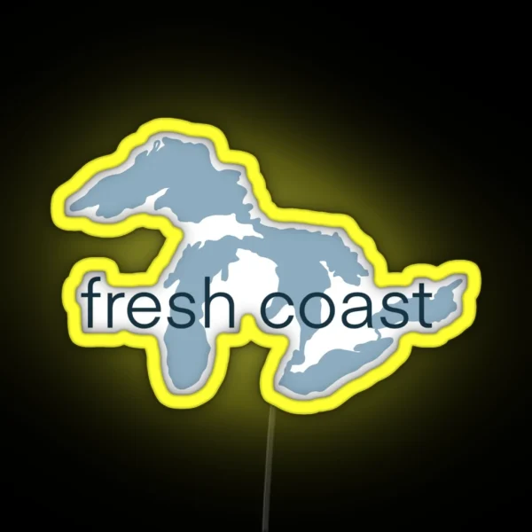 Fresh Coast RGB Neon Sign