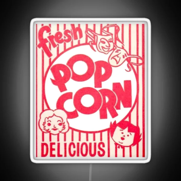 Fresh Popcorn RGB Neon Sign