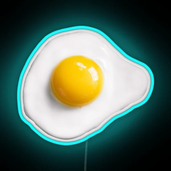 Fried Egg RGB Neon Sign