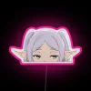 Elegant Frieren Anime Character LED Neon Sign with Color Changing Lights